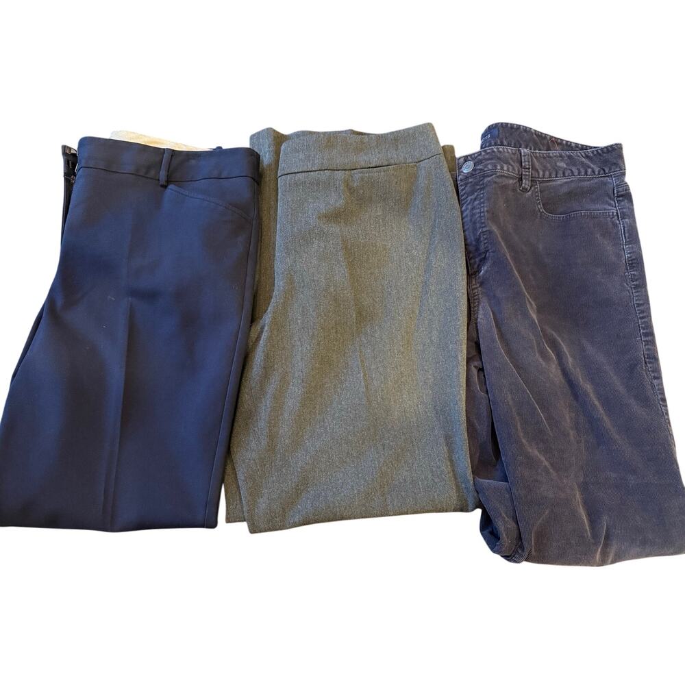 Lot of 3 Talbots Womens 14 Hampshire Ankle Dress Pants Office Career Workwear